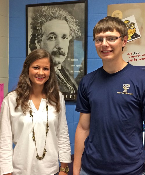 TCCHS AP Chemistry students selected for national exam