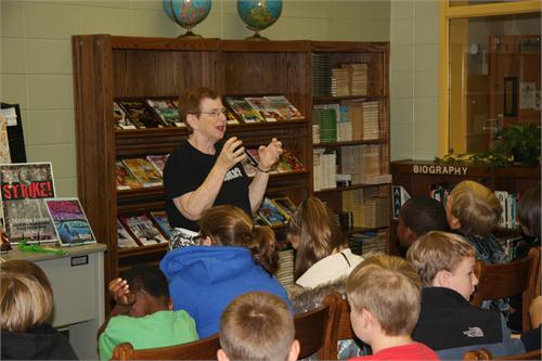 TCUE Students Visit With Author
