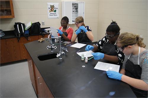 Students Enjoy New Science Lab