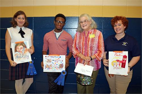 TCCHS students win, place in Miss Kitty art contest