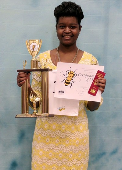 Za'Miriyia Sneed Spelling Bee Winner