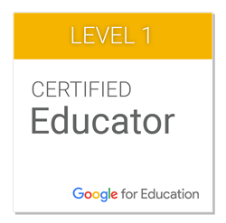 Level 1 Certified Google Educator