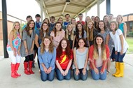 TCCHS AP students treated to celebratory lunch