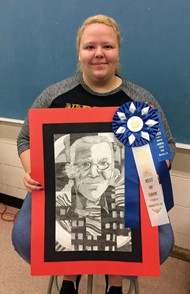 Brooke Hagan won Best of Show in the 6th-12th grade division at the North Gaorgia Fair Youth Art Show.