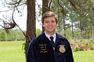 Brentley Odom has been selected to serve as teh Area 5 Treasurer for 2017-2018 in Future Farmers of America.