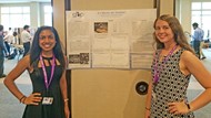 TCCHS student C'lee Kornegay (right) and her GHP project partner Rachel Gomes chose to test chlorine concentration to determine the lowest level that would kill E. coli.?