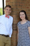 TCCHS seniors C’lee Kornegay and Huntley Rodgers are the class of 2018’s valedictorian and salutatorian.