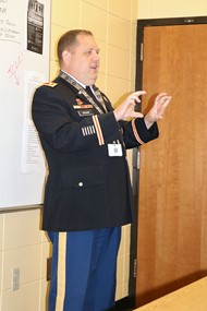 Veteran Lt. Col. Kevin Ingram runs the U.S. Army JROTC program for Thomas County Schools. 