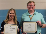Mrs. Thompson and Mr. Woodfin are STEM Certified