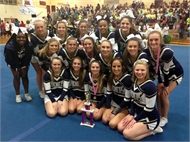 Competition Cheer team competes