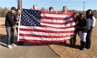 TCCHS accepts new American flag