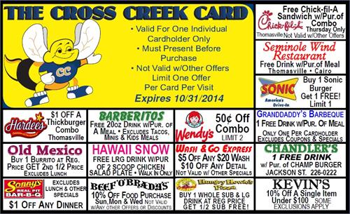 Cross Creek Cards Sales Begin!