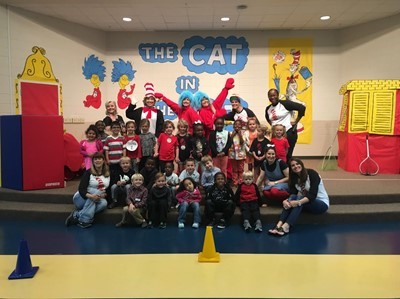 Hand-in-Hand celebrated Dr. Seuss's birthday on March 2nd! 