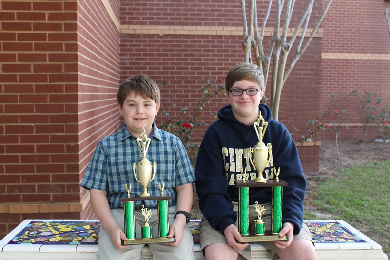Science Fair First and Second Place Winners