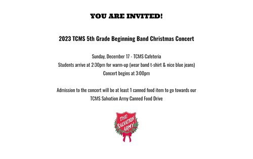 Band Christmas Concerts2 - 2023
