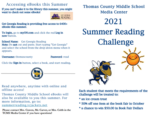 Summer Reading Challenge pg 1