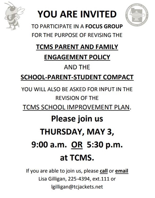 TCMS Parent and Family Engagement Policy