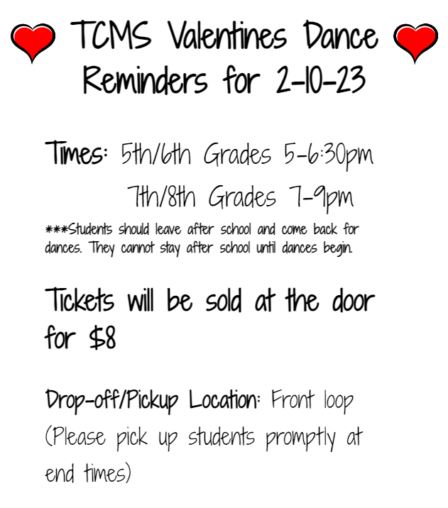 TCMS Valentine's Dance