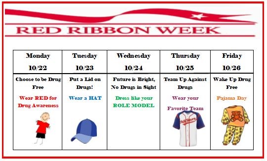 Red Ribbon Week 2021/Semana del Listón Rojo 2021